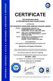 ISO 9001:2000 Certificate